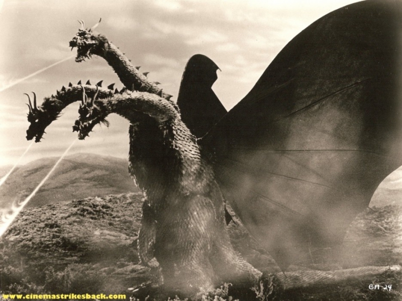 Ghidorah the 3 headed monster